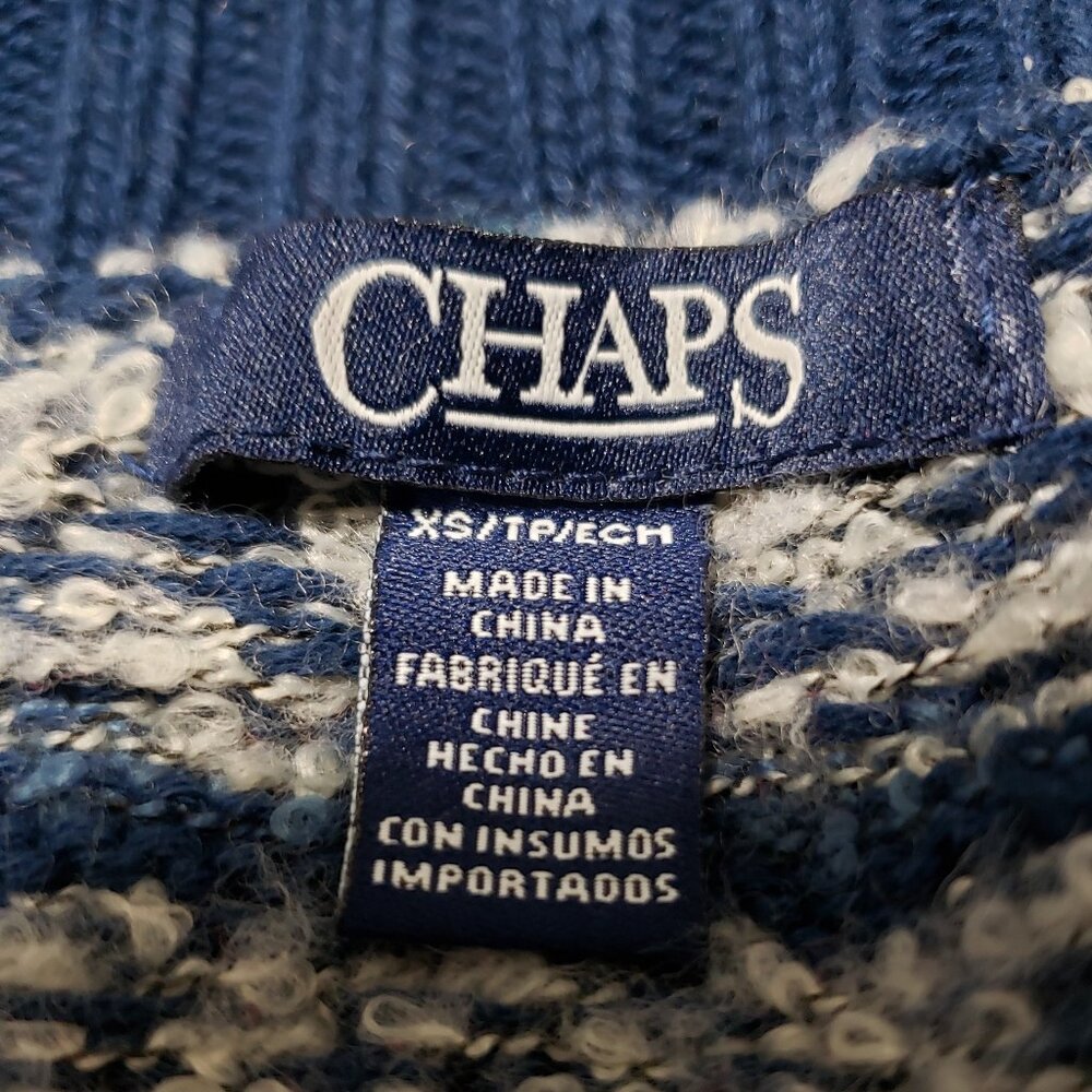 Chaps Scoop Neck Fair Isle Sweater - Picture 4 of 5